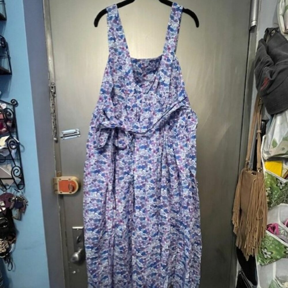 JCrew New apron dress in Liberty® Arrow Floral fabric - RETRO - Picture 15 of 16